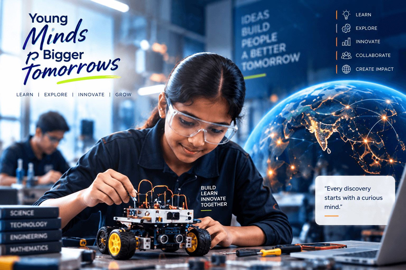 India represented as a connected network of learning opportunities