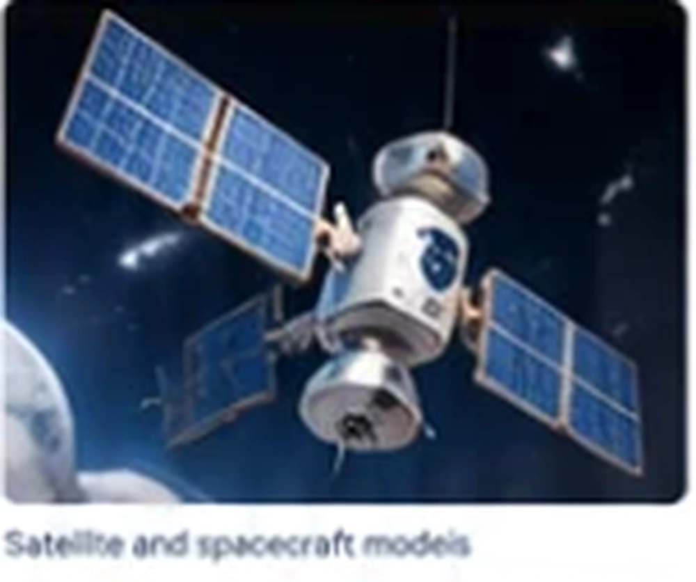 Satellite and spacecraft models