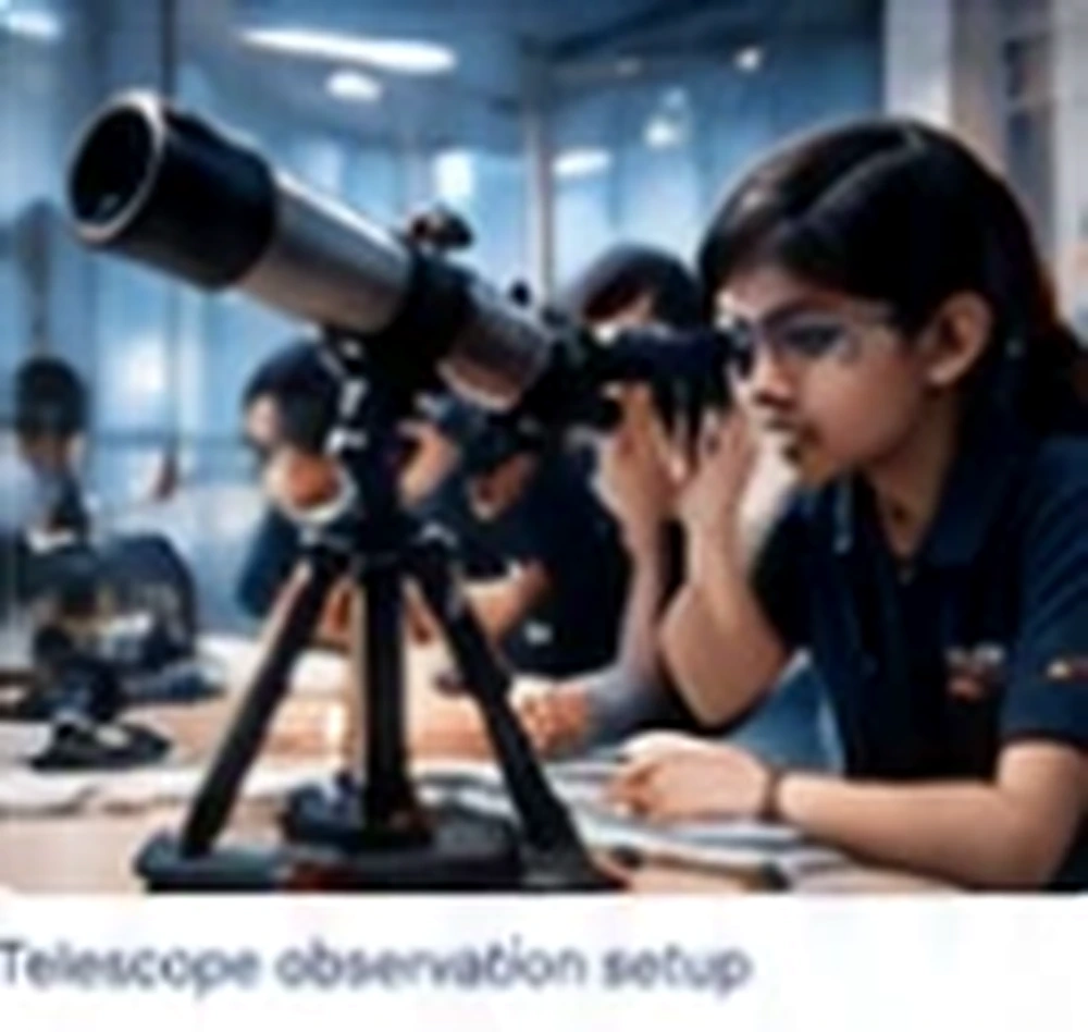 Telescope observation setup